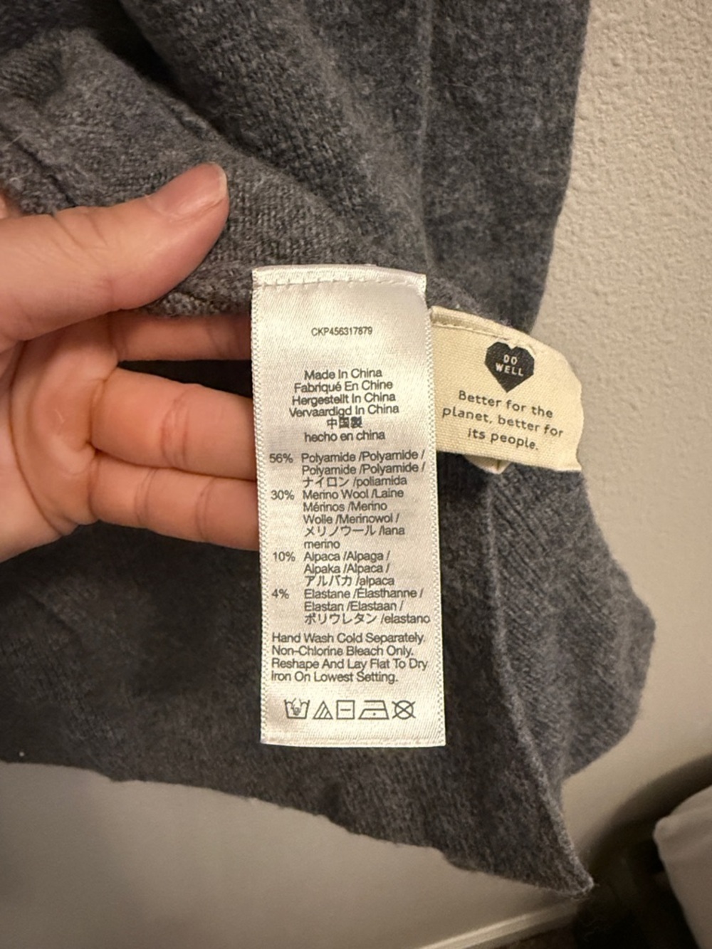 Madewell Gray Open-Front Pocket Cardigan Sweater - Wool Blend - Picture 4 of 5
